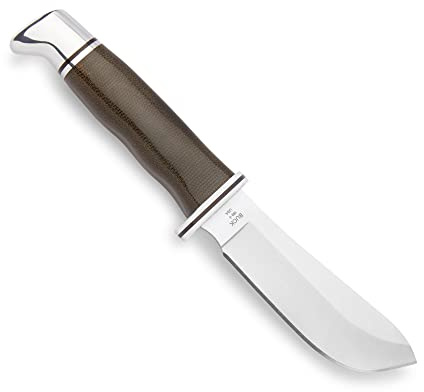 Buck Knives 103 Skinner Pro Jagdmesser mit fester Klinge, 10,2 cm S35VN Edelstahlklinge, Micarta-Griff
