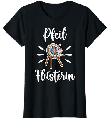 Pfeil Bogen Bogenschießen Bogensport Bogenschützin T-Shirt