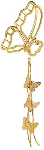 Yowablo Frauen Haarnadel Mode-Schmetterling Haar Mädchen Teenager Clips Haarspangen für Frauen Klaue Haarspange 20 Haarspangen (D)