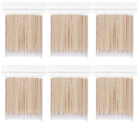 600 Pointed Cotton Swabs, Can Be Used For Tattoos, Eyebrow Tattoos, Beauty Manicure, Remove Inner Eyeliner, Disposable Cleaning Cotton Swabs