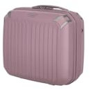 travelite Handgepäck Kosmetikkoffer Hartschale mit recyceltem Innenfutter, Gepäck Serie ELVAA: Stylisches Beautycase mit Schutzecken + Aufsteckfunktion, 36 cm, 20 Liter