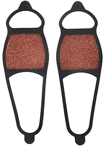 1 Pair Ice Grips For Shoes Coarse Sand Anti-slip Snow Shoes Traction Cleat Crampons Shoes Spikes Covers Ice Snow Grips Anti-slip Ice Grippers For Shoes Ice Snow Grips For Shoes And Boot Ice Cleats