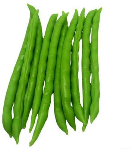 8 PCS Fake Vegetables Artificial Vegetable Realistic Looking Fake Green Beans Simulation Lifelike for Home Party Kitchen Festival Decoration,17x1cm