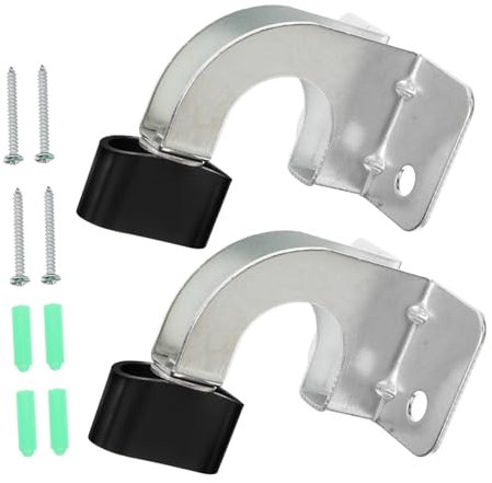 Milisten Support Mural en Métal pour Tuyau D’arrosage Robuste, Organisateur De Rangement Compact pour Jardin, Crochet Multifonction pour Tuyaux D’arrosage Et Bouteilles D’Eau, Utilisation Extérieure