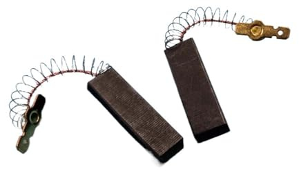 BATIVFLUG Herramienta Compatible con 10 escobillas de carbón para Motor de 5 x 12,5 x 36 mm, compatibles con Bosch NEFF, compatibles con Accesorios de Repuesto para Lavadora SiemensRoller