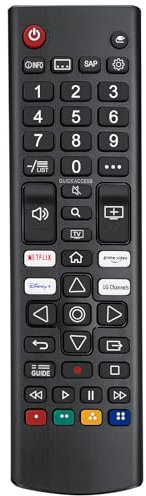 Universal Remote for LG TV Remote Control (All Models) Compatible with All L G LED OLED LCD UHD HDTV HDR Webos 4K 8K Smart TV with Netflix,Video,L G Channels Button,Disney Plus