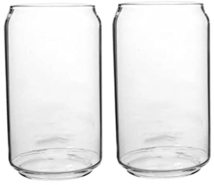 Warmhm 2stücke Biergläser Kreativer Glasbecher Transparenter Bierbecher Dekorativer Bierbecher Glaswasserbecher Hochwertiges Glas Bruchfest Für Bars Hochzeitsfeiern Jubiläen
