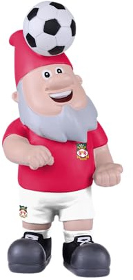 FOCO Officially Licensed Wrexham AFC Header Ball Garden Gnome