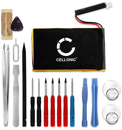 CELLONIC, Akku Navi kompatibel mit Garmin nüvi 255, Edge 705, nüvi 1390T (1250mAh, 3.7V) + Werkzeug-Set Ersatzakku 361-00019-40 361-00019-11