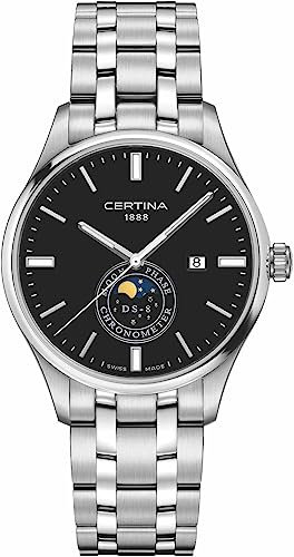 Certina DS-8 Moonphase Black Dial Herren-Armbanduhr C033.457.11.051.00