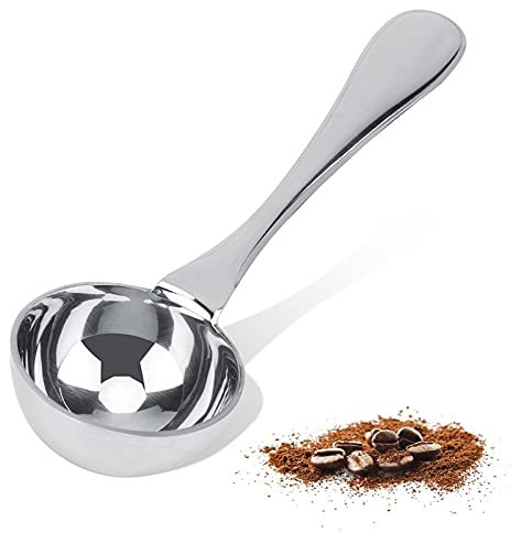 25ml Edelstahl Kaffeelöffel Portionierer, Kaffeedosierlöffel, Dosierlöffel, Kaffeelot Kaffeemaßlöffel Langstiel Tee Esslöffel Für Tee, Kaffee, Cappuccino, Kakao Und Espresso