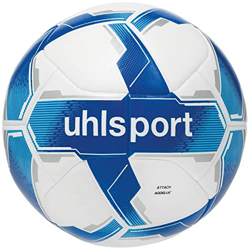 uhlsport Fussball Attack ADDGLUE Fussball Soccer Spielball Trainingsball - mit Neuer ADDGLUE-Technologie - für Jugend und Aktive - FIFA Basic