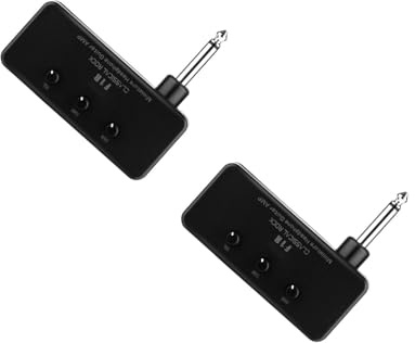 Milisten 2sätze Mini Gitarrenverstärker Tragbarer Amplifier Gitarre Für Unterwegs Kompakte -and-Play Aus Langlebigem Für Musikliebhaber Und Einsteiger