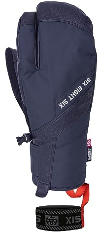 686 Hawkeye Trigger Mitt - Manoplas de nieve y esquí para hombre, resistentes al agua y a la intemperie, color negro, talla M