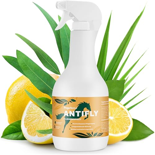 PegaNatur Antifly natürliches Insektenspray für Pferde [Langzeitwirkung] (1 L)