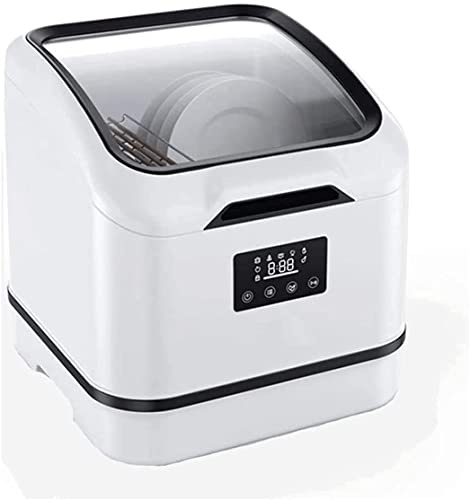 Fully Automatic Table Dishwasher,Adapted for The Kitchen 1200W Each 3 Liters of Water, Touch The Button 360 Degrees Baby Care Air-Dry Function and LED Light