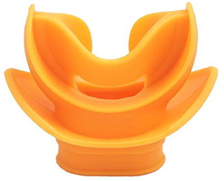 Mealoodiousmusea Mundstück für Tauchregler & Schnorchel Orange