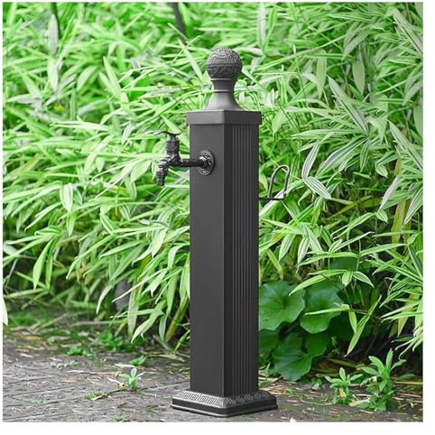 Colonna d'acqua da giardino all'aperto con rubinetto in rame pieno antigelo Fontana idrante Fontana bassa tipo B presa singola