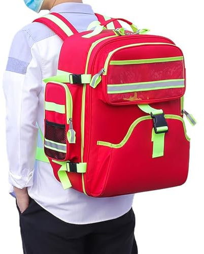 vanenferse Erste-Hilfe-Trauma-Rucksack, Ersthelfer-Tasche Für Trauma, Ersthelfer-Aufbewahrung, Erste Hilfe Notfallrucksack Für Wandern, Camping (nur Tasche)
