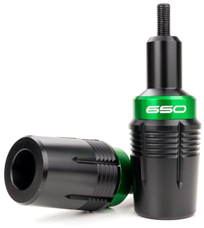 ZESIDIMO Protezione Anticaduta Per Ninja Z650 2017+ Tamponi per moto,Verde | Z650 Ninja 650 KRT 2017-2026 2025 2024 2023 Accessori Moto Protezione Anticaduta Paratelaio