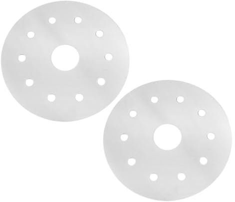 GLEAVI Piastra Diffusore Calore in Acciaio Inossidabile 2 Pezzi Adattatore per Piano a Induzione Alta Conduttività Termica per