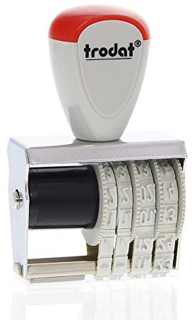 Datumstempel Trodat Classic 1014/35 custom (13x4 mm - 1 Zeile) mit individueller Textplatte