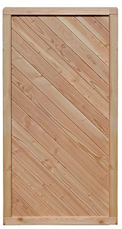 WEIDENPROFI Sichtschutz, Lärche Holzzaun Blickdicht, Gartenzaun aus Lärchenholz, Größe (BxH): 90 x 180 cm