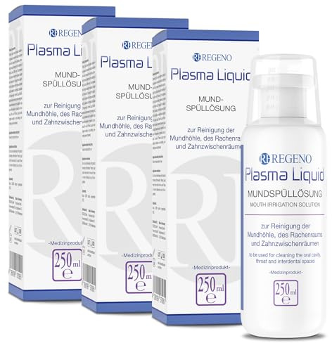 Plasma Liquid Mundspüllösung, 3 x 250ml