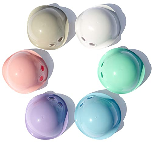 MOLUK 2843014 Bilibo Mini, Set mit 6 Farben, Pastell, endlose Spiel-Möglichkeiten, Motorikspielzeug für Kinder ab 0+ Monaten, innovatives Lernspielzeug