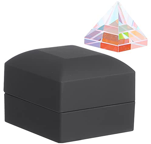 ULTECHNOVO Pyramiden Optisches Prisma Dekoration Tischornament Mit Aufbewahrungsbox Für Physik Lernen Fotografie Home Office Decoration