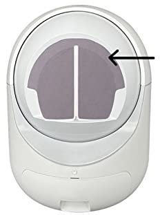LERORA Lettiera per Gatti autopulente 90L Lettiera for Gatti Toilette Automatica autopulente Cat Lettiera for Gatti autopulente Doppia rimozione degli odori Sandbox Cat(1s)