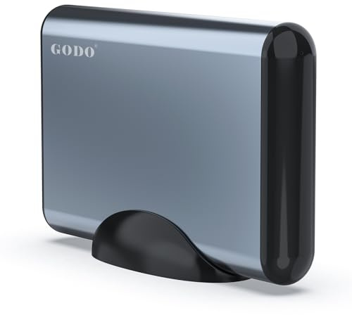 GODO SAS to USB 3.0 Hard Drive Adapter,SAS/SATA Hard Drive Enclosure Reader Docking Station for 3.5 inch HDD SSD with 12V/3A Power Adapter,Support up to 20TB and UASP Tool Free