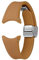 Samsung D-Buckle - Correa de Piel ecológica híbrida (Delgada, S/M) ET-SHR93 para Galaxy Watch6, Correa Original, D-Buckle, Piel sintética, Goma fluorada, Cierre desplegable Ajustable, Elegante, Camel
