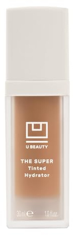 U Beauty The Super Tinted Hydrator - Crema idratante all'acido ialuronico - Idratante per la pelle a dosi mega-dose per una pelle morbida, liscia e dall'aspetto più morbido fino a 48 ore - Tonalità