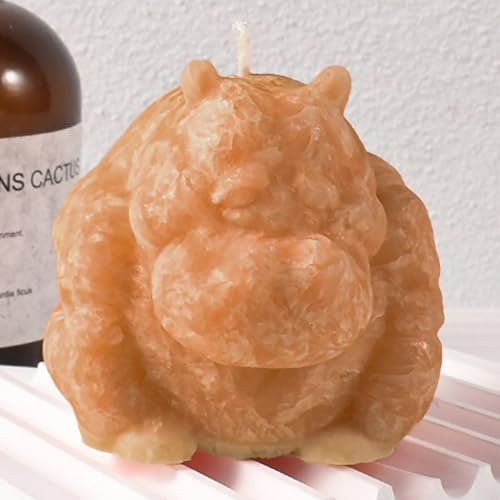 Silikonform mit Nilpferd, 3D-Tiermotiv, sitzendes Nilpferd, Seife, Gießform für Kerzenherstellung und Heimdekoration