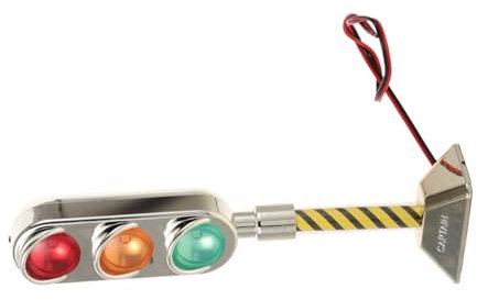 ULTECHNOVO Traffic Signal Light Decor Car Decorations Led Mini Street Lamp for Car Footwell