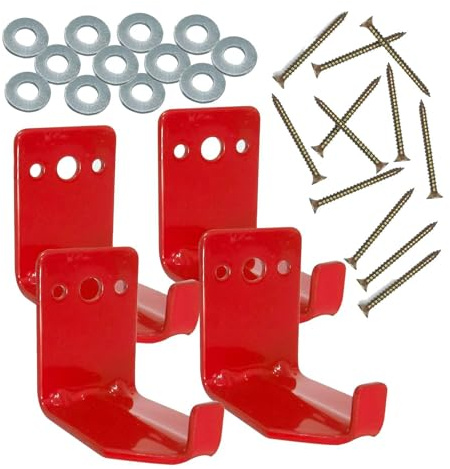 Support Mural pour,Support Mural pour - 4X Supports Robustes - Support d' en métal avec vis pour Maison, Voiture, Camping-Car, Camion