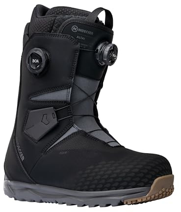 Nidecker Altai BOA - Botas de snowboard para hombre, color negro, 10.5