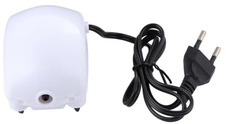 CAXUSD 240v Aquarium Luftpumpe Leise Luftpumpe Für Fischtank Mit Stabilem Geräuscharm Und Langlebig Für Aquarien Und Teiche