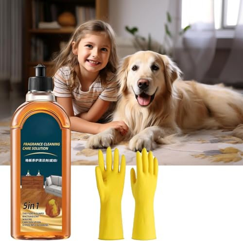 Spainho Floor Cleaner - Spanish Floor Polish - 100% Natural Formula, Safe for Pets, Children and Pregnant Women, Spainho 5 in 1 Wood Floor Cleaner, Strong Stain Removal | Easy to Use (1)