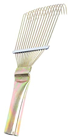 Parliky Horse Grooming Rake Metall Pferdepflegebürste Robust Tierhaar Entferner Für Saubere Pferde Für Pferdeputzzeug Und Pferdepflege
