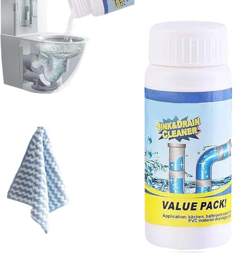 Vollstern Abflussreiniger Schaum Extra Stark, Vollstern Rohrreiniger Extrem Stark, ink Und Drain Cleaner, Hochwirksamer Rohrreiniger Mit Aktivschaum, Für Küche, Bad, Toilette Und Balkon (1Pc)