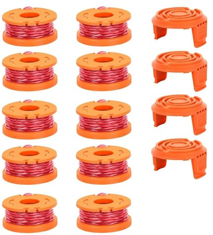 14 Piezas Recambio Alto Rendimiento para Desbrozadora Worx 20V