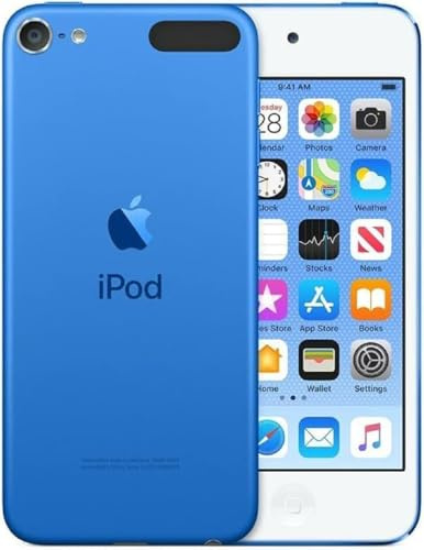 iPod Touch 7th gen 32GB Blue Music Player iPod Touch Compatible with MP4/MP3-7th 32GB Blue