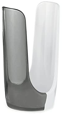 Guzzini Portabicchieri Bicolore Glam/Vintage, Grigio Cielo, 9.5 x 10.3 x h18.5 cm