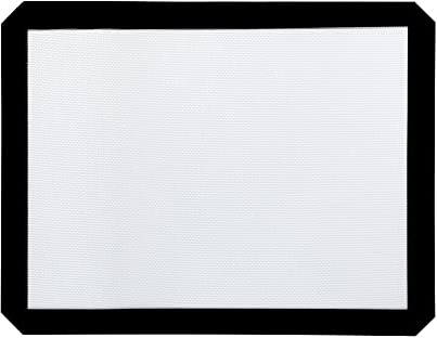 Lámina de horneado duradera | Alfombrilla de silicona reutilizable | Papel de hornear reutilizable | Lámina de horneado reutilizable | de silicona antideslizante resistente al calor (42 x 32 cm)