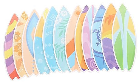 WHAMVOX 1satz Surfbrett-aufklebern Hawaii-Themen Dekorationssticker Für Sommer Und Klassenraum Wetterfest Und Leicht Zu Entfernen Für Strandpartys Und Kreative Projekte