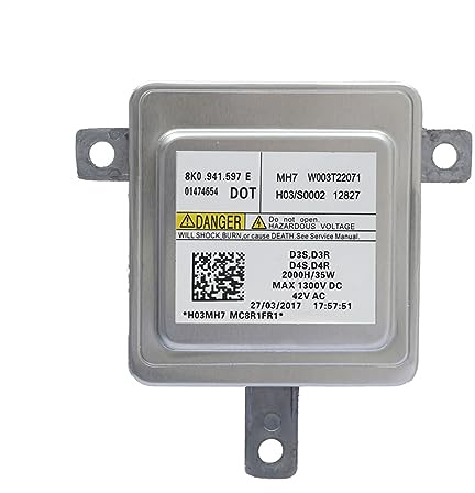 Xenon Ballast Phare Compatible Avec Pour A1 A3 A4 A6 A8 2010 2011 2012 2013 2014 2015 Module D'unité De Commande De Ballast De Phare De Voiture 8K0941597E W003T22071