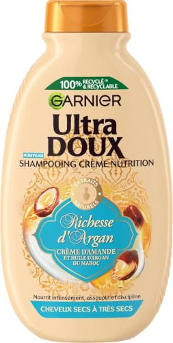 Ultra Doux Reiesse d'Argan Shampoo, Ernährungscreme, Reichtum d'Argan, 250 ml