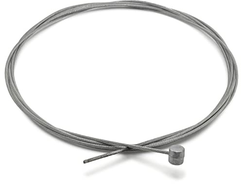 Easyboost Stahlseil Kupplungskabel Zugseil Ø2mm Endstück Ø9x9mm für Reparaturset für Rasenmäher Motorsense Motorhacke Gartenmaschine Motorräder Moped (Stahlseil Ø2mm 9x9mm)